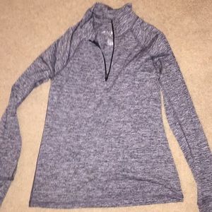 Gray Space Dye Zip-Up